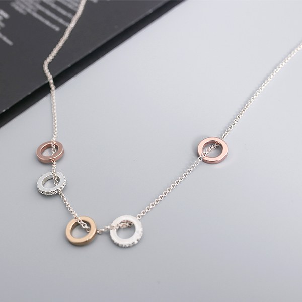 YY-AC236 Lauren Cubic Ring Necklace