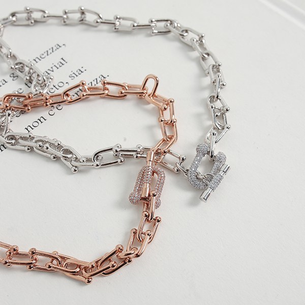 YY-AC312 page link chain necklace