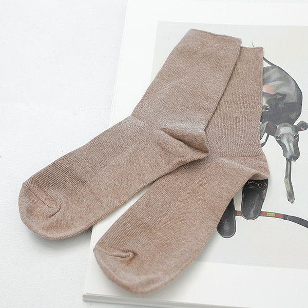 YY-AC353 simple ribbed daily socks