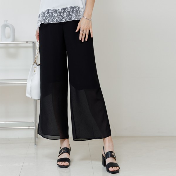 PTB3116 see-through wide pants