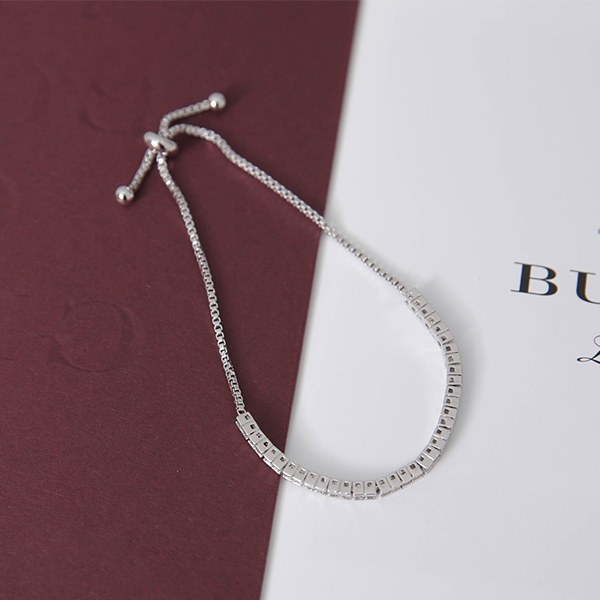 [YY-AC036] Silver Bead Chain Bracelet