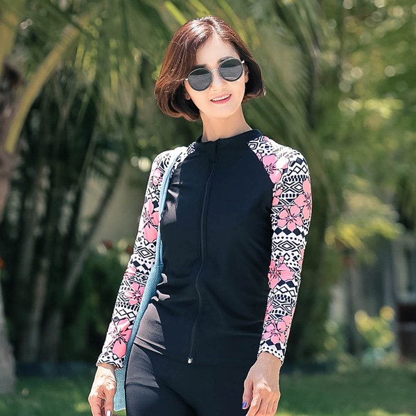 [YY-SW099] Flower Rash Guard