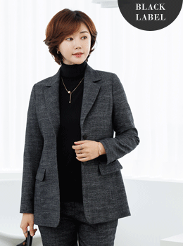OUB6021 [THE BLACK] Bella Two Button Wool Jacket