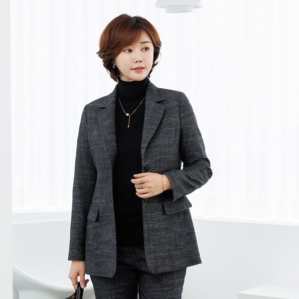 OUB6021 [THE BLACK] Bella Two Button Wool Jacket