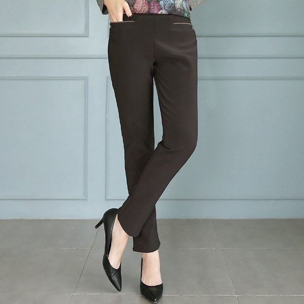 [MADE D] Gasimbi pants (pocket color matching brushed straight pants)