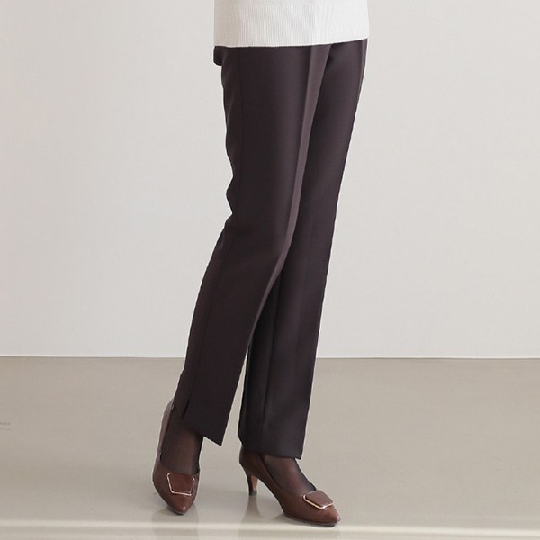 PTZ5933 [Artisan's Pants] Solid Suit Pants