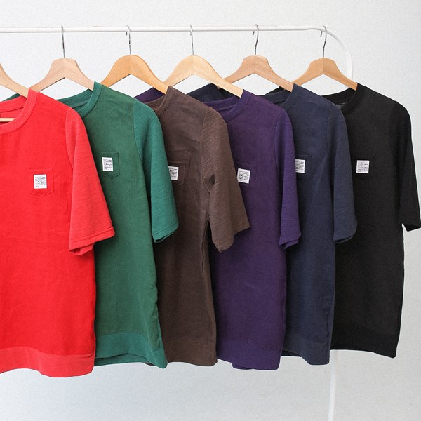 TBC3293 Puri color matching linen T-shirt