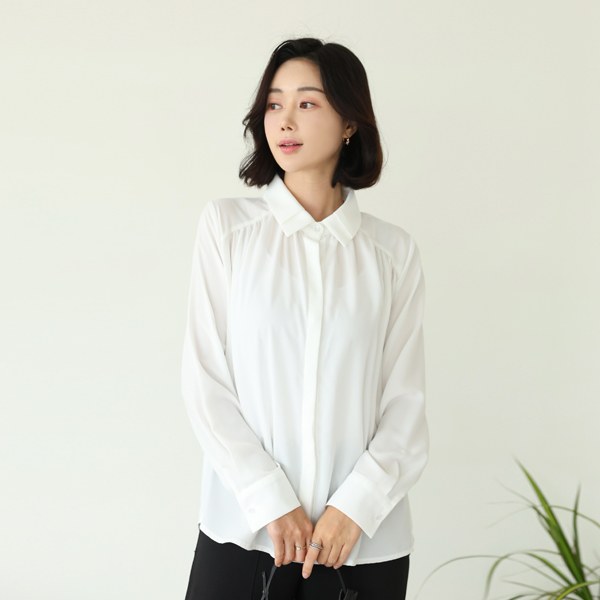 TBC4016 double layer collar blouse