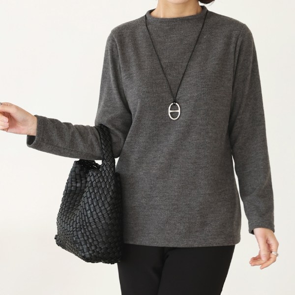 TBC6098 Lip neck brushed outer t-shirt