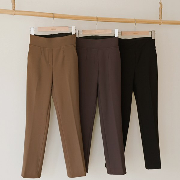 PTC6067 [MADE D] Straight fit pants part 11 (buttless brushed slacks)