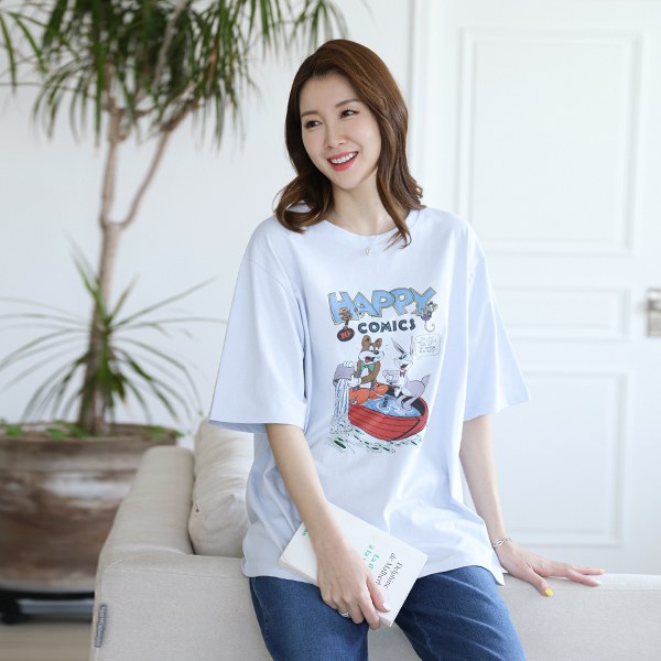 TBD3013_DC Haping Loose Fit Short Sleeve T-Shirt