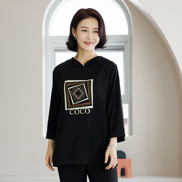 TBD2110_DO Coco Unit Hooded T-shirt
