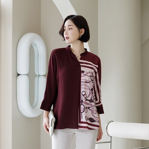 TBD3077_YO Hers pattern blouse
