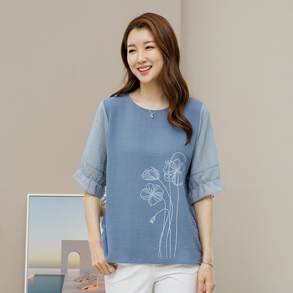 TBD3208_DC Envelope Flower T-shirt