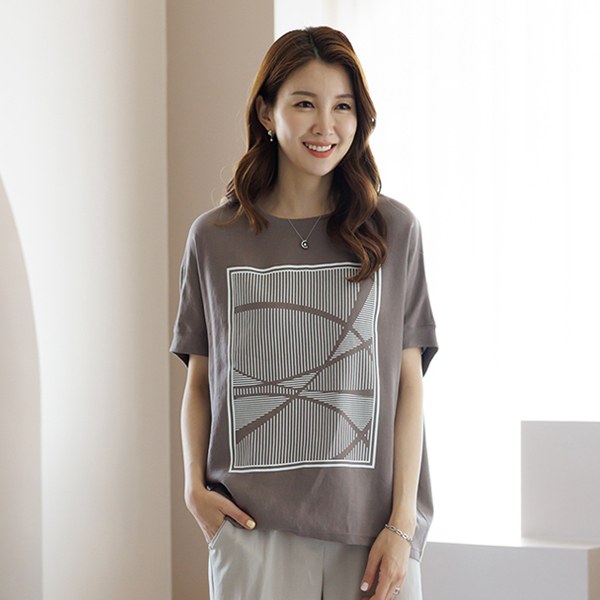 Colpine linen stingray t-shirt