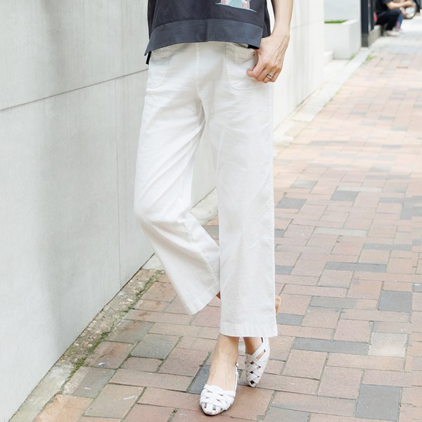 Ulivijo linen straight pants