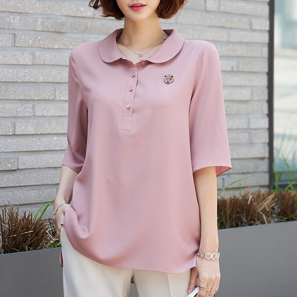 Charen collar blouse