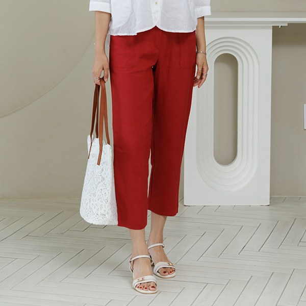 Ario linen baggy pants