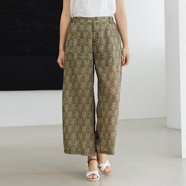 [PREMIUM] Daymi Linen Wide Pants