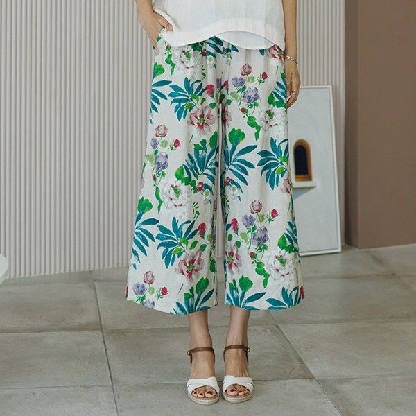 Grass Leaf Nia Wide Pants