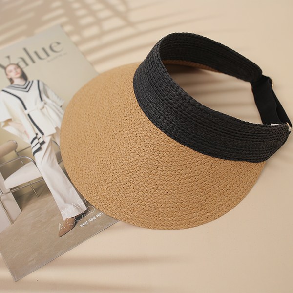 Doshi raffia sun cap