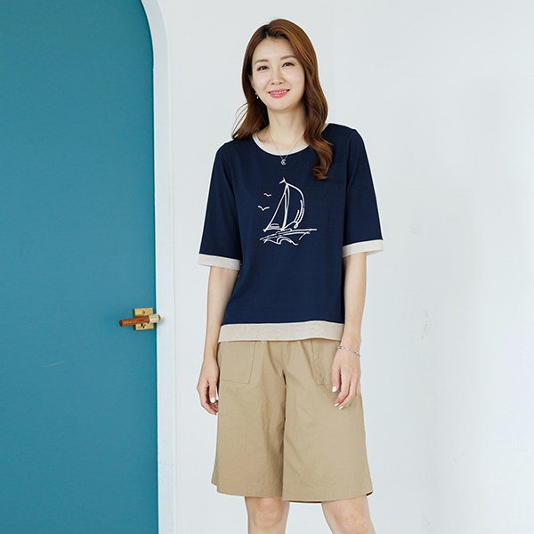 Fivel sailboat t-shirt TBD3579