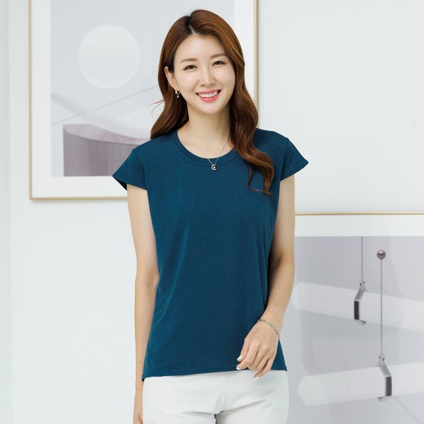 Covered cap sleeve t-shirt 