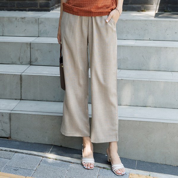 Base string tencel wide pants PTD3108