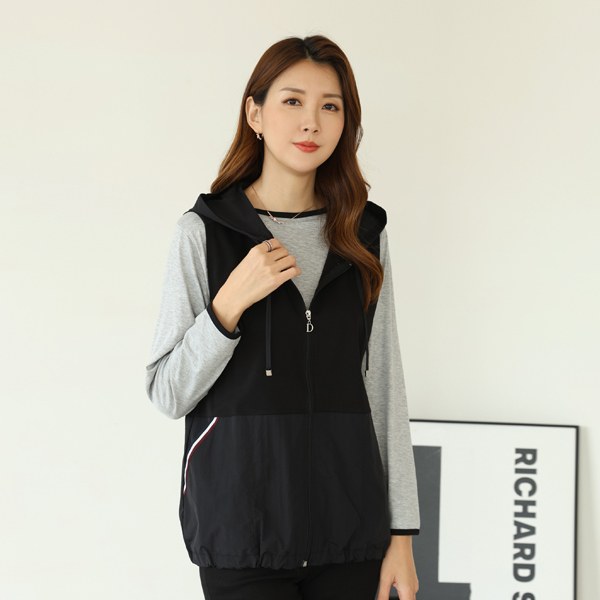 Mia hooded vest VEC4008