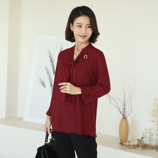 Perry tie blouse TBA4012