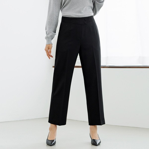 Humming two-button wide pants PTD4001