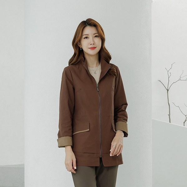 Tinted color safari jacket OUC4013