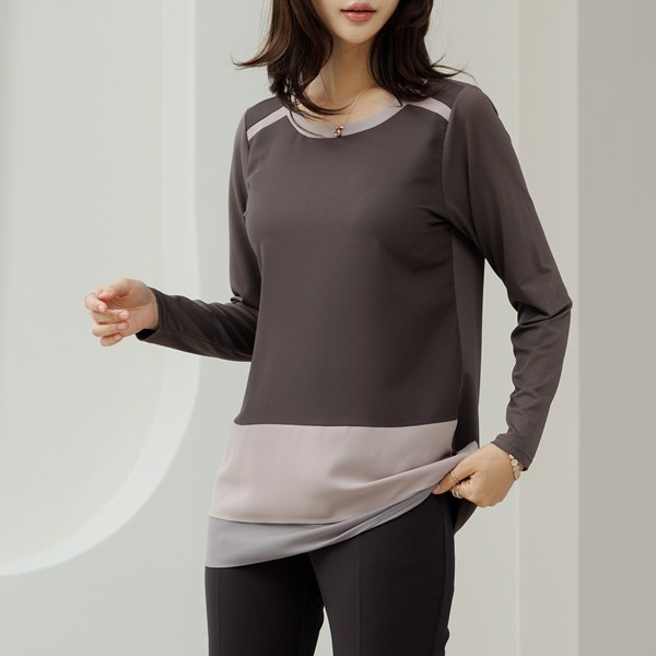 Single tail blouse TBA4007 