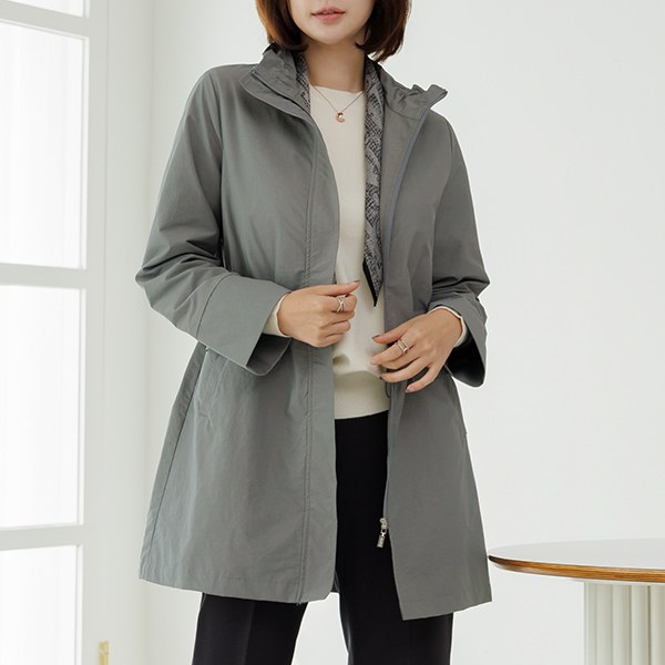 Lowell shirring collar jacket OUB2011