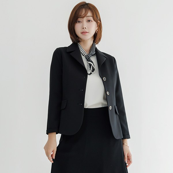 [THE BLACK] Decent Cara Short Jacket OUD4068