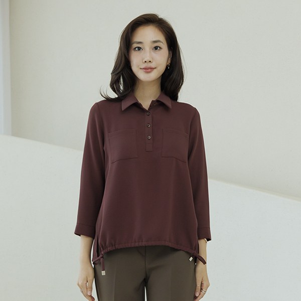 Ekinoban open blouse TBD4126