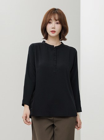 China neck open blouse TBD4149