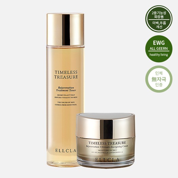 [Celebrity Beauty 2 aired]<br> Timeless Elcla 2-piece set (Toner+Cream) ★14,900 won + free shipping★