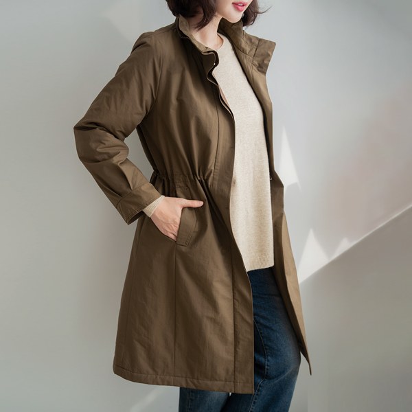 Monad frill long bonding jacket OUD6001