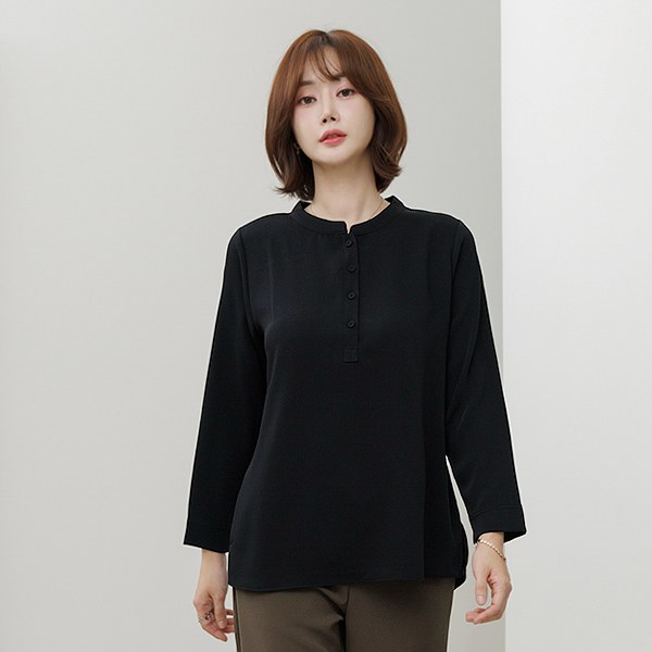 China neck open blouse TBD4149