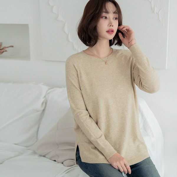 Raglan Basic Cashmere Knit KND5002