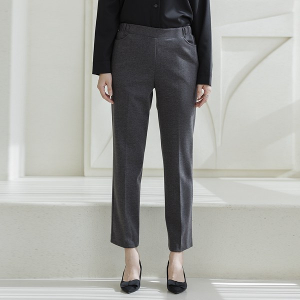 Damil Herringbone Straight Slacks PTD5012