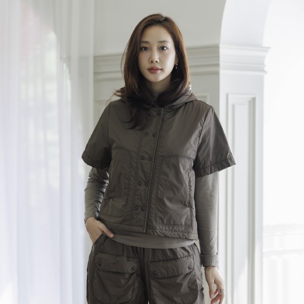 [PRIMIUM] Non-woven Hooded Vest Jacket VED5006