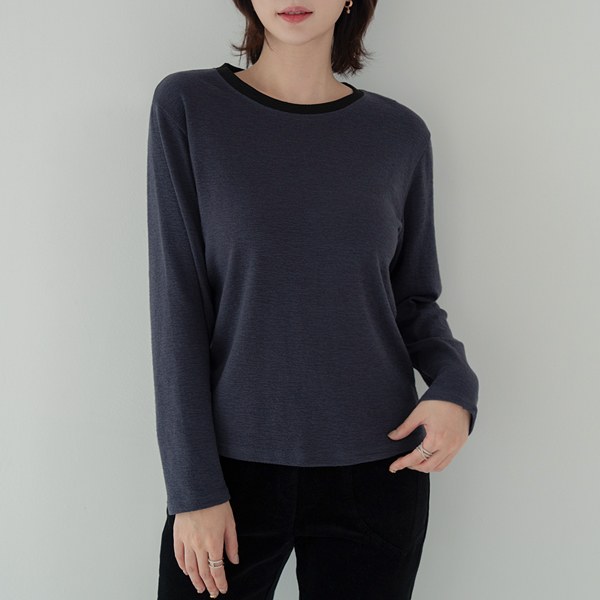 Capon Round Color Block T-shirt TBD5076