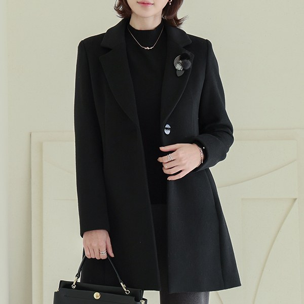 [THE BLACK] Romboulong Jacket (broochSET) OUC6051