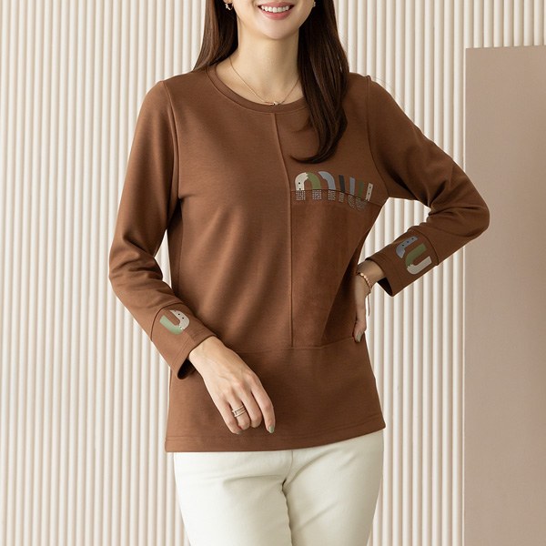 Miyu Suede T-shirt TBD6026