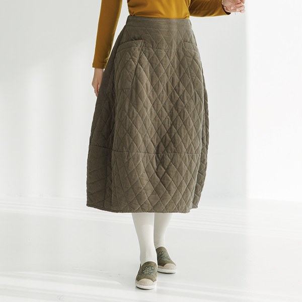 Ottodivolume corduroy skirt SKD6006