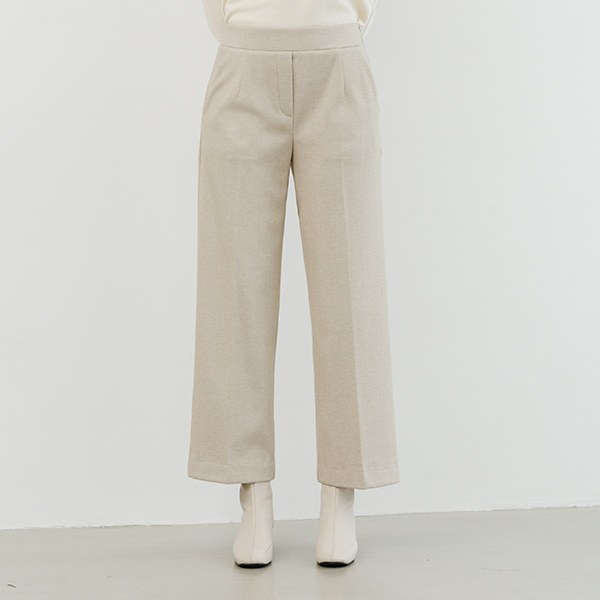 Roon Herringbone Fleece Wide Pants PTD6087